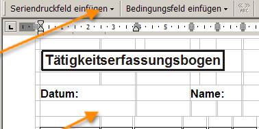 Daten einfügen
