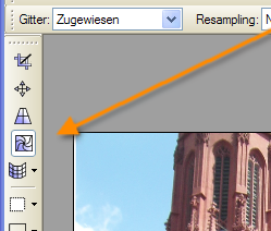 Gitterverzerrung anklicken